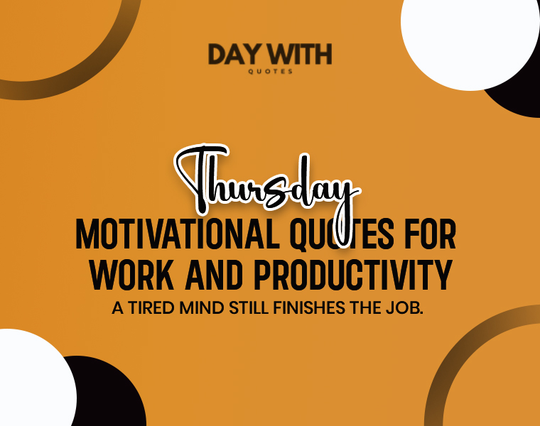 motivational quotes for thursday