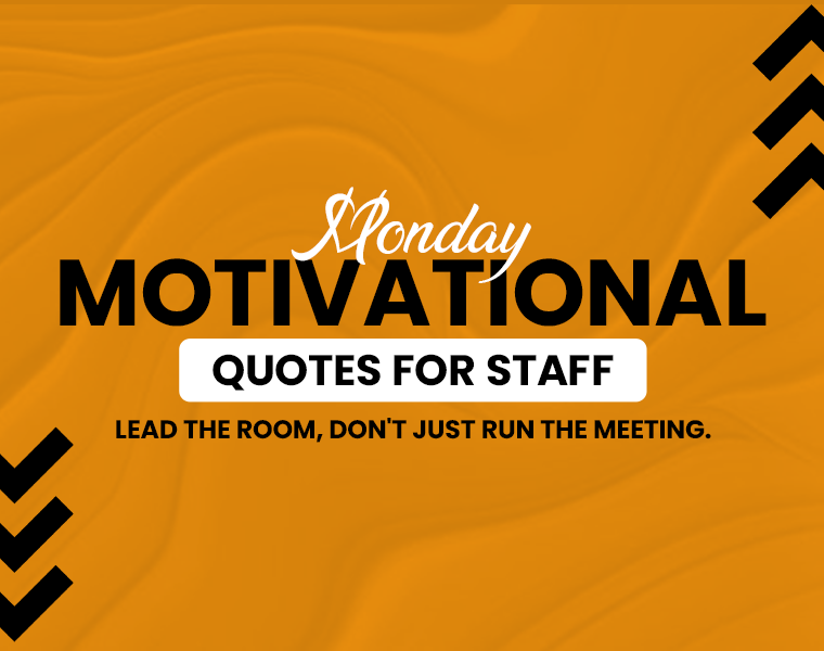 short monday motivational message for team 